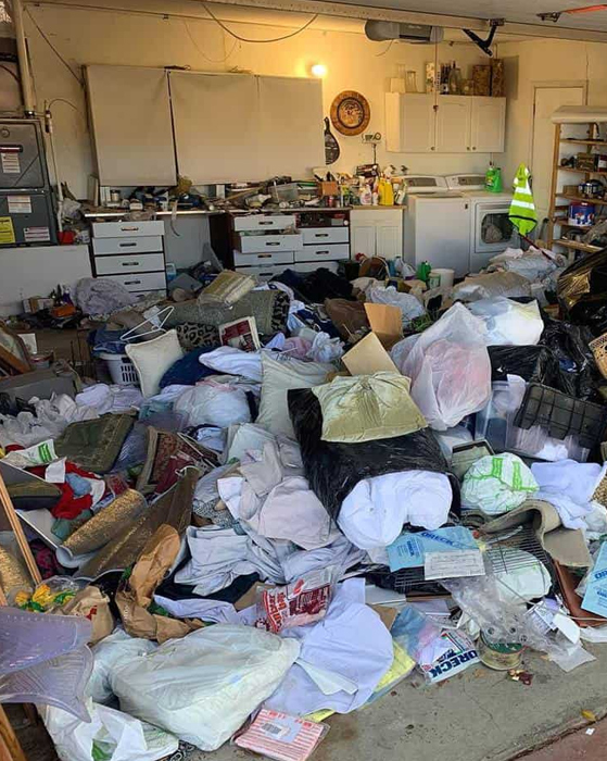 a photo showing an instance of Saul Hauls' Garage Cleanout Service